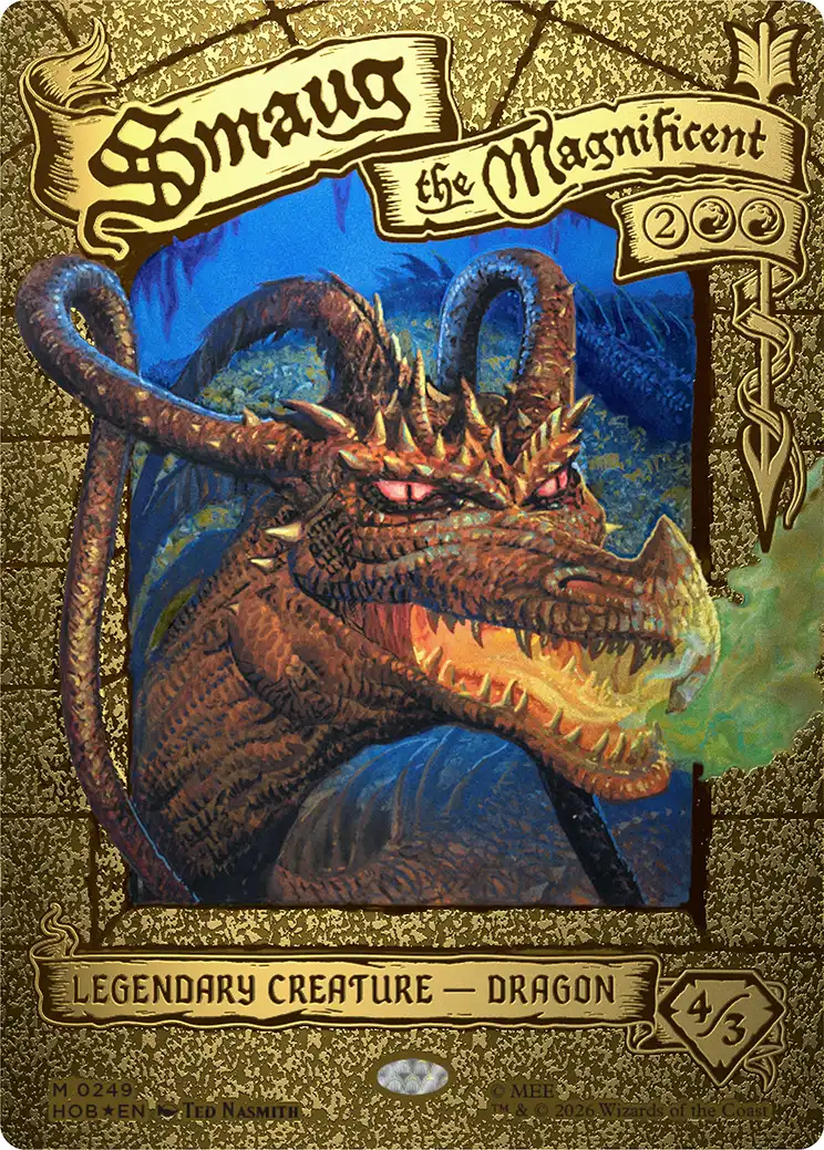 Smaug the Magnificent – Magic The Gathering Kartenmotiv